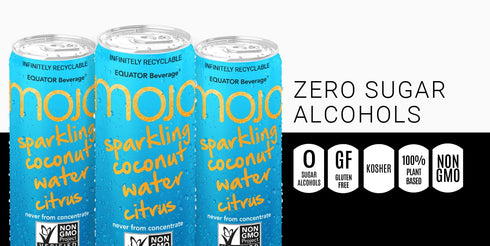 12 pack MOJO Sparkling Coconut Water