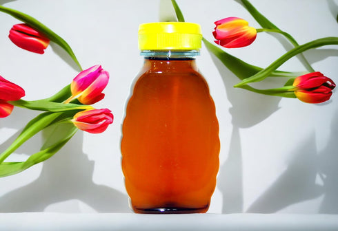 (8 Bee Natural South Florida Saw Palmetto Honey | Pure, Unfiltered & Uncooked Honey | Rich, Bold, Citrus & Smoky Flavor