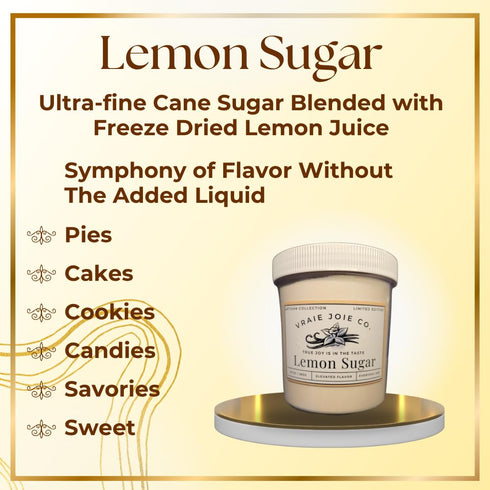 Set 16 Oz (385 Set Lemon, Lime, and Orange Ultra-fine Sugar | Artisan Collection Symphony of Citrus Gourmet Sugar |