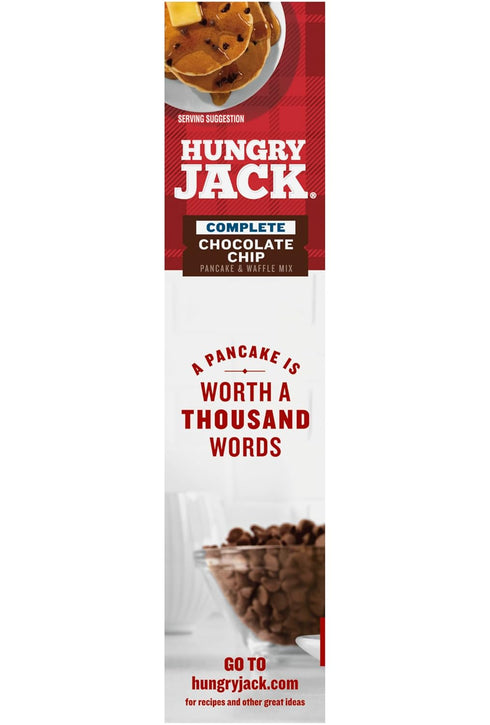 28 oz Hungry Jack Complete Chocolate Chip Pancake & Waffle Mix