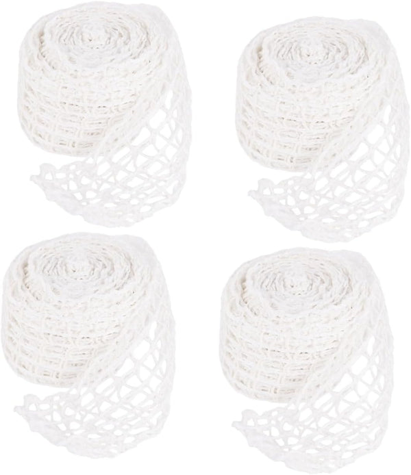 Cabilock 4 Rolls Roasting Net for Meat Beef Netting Roll Sausage Netting
