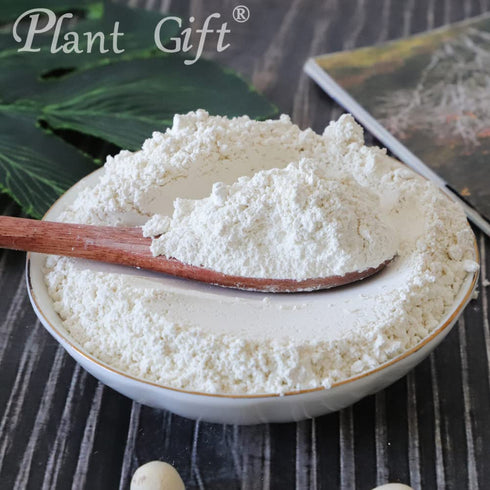 Plant Gift 100% 100G/3.25oz Pure Lotus Seed Powder Lotus Seed Flour, for Drinks, Adds Flavor and Taste Non-GMO Powder
