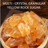 Premium Yellow Rock Sugar for Pho & Tea - Natural Cane Crystal Rock Sugar Sweetener for Vietnamese Soup, Tea, Coffee