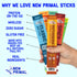 Pack, 5 New Primal Family Variety All Natural Chicken and Turkey Meat Sticks, Healthy Snacks for Adults and Kids, High