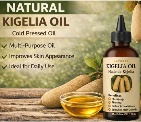 Generic 100 ml) Kigelia Africana Dry Fruit Tincture, Pure Herbal Extract Massage Oil, All Natural Ingredients (Natural