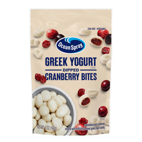 Ocean Spray Greek Yogurt Covered Craisins, Greek Yogurt Flavored, Covered Cranberries, Dried