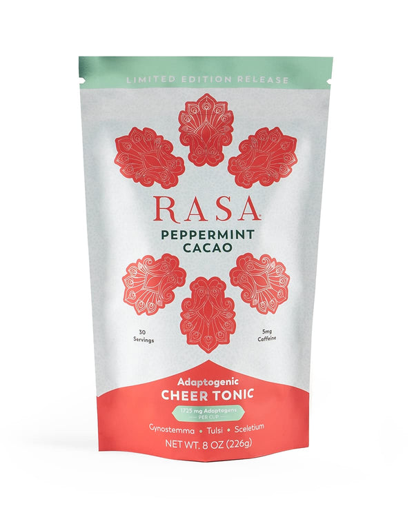 Rasa Peppermint Cacao Adaptogenic Mushroom Coffee Alternative | Vegan, Keto, Whole 30, Ayurveda