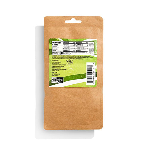 3 OZ WHOLE FOODS MARKET Organic Sliced Genoa Salami