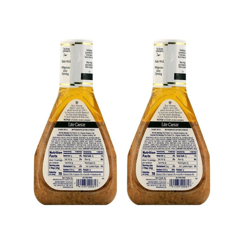 (16 Oz (Pack 2)) Ken's Steak House Lite Ceasar Dressing Fl