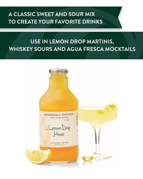 24 Stonewall Kitchen Lemon Drop Mixer, Ounces