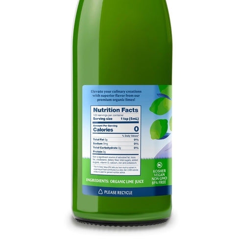 500 ml Italian Volcano Organic Lime Juice