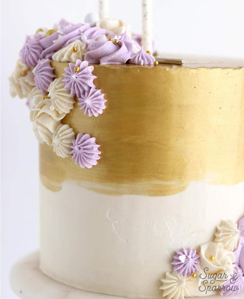 Luster Dust - Gold Pearl (4g Jar) | Edible Vegan Dust & Paint for Cake Decorating and Desserts