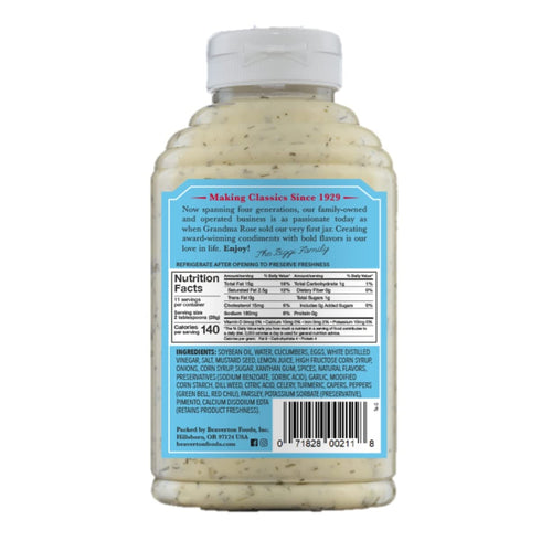 11.5 oz (Pack 6) Beaver Brand Tartar Sauce