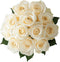 Generic One Dozen Fresh Roses Bouquet, 12 Premium Long-Stem Ecuador Roses, Hand-Tied Floral