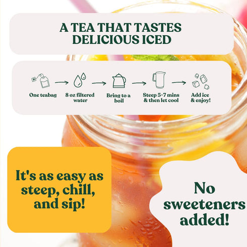 1.4oz 20 Ahmad Teas - Mango Black Tea - Tea Bags