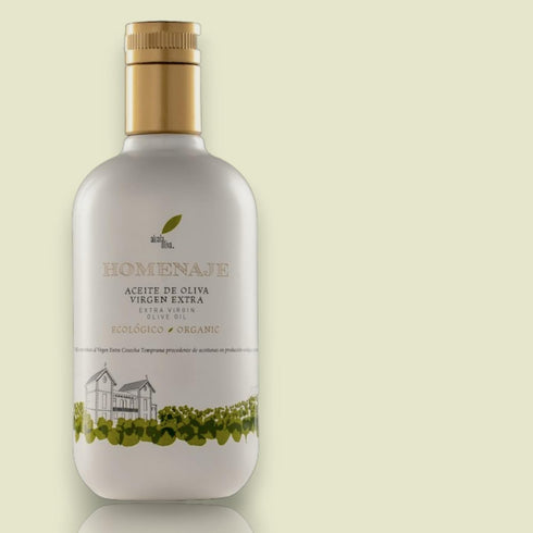 GROTAMINARDA Homenaje Organic Olive Oil Cold-Pressed Native | 500 ml | Pack of