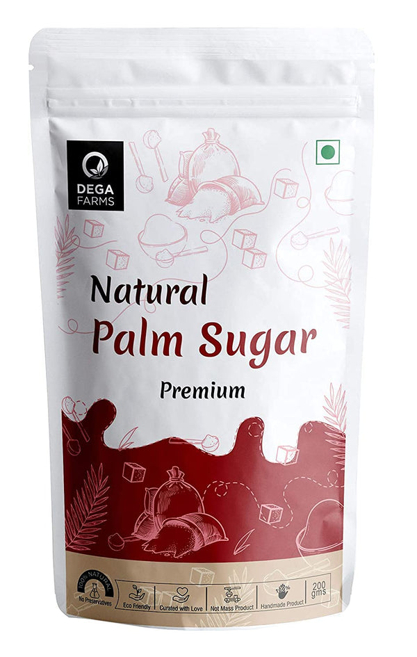 XLO A.K. DEGA FARMS Premium Natural Palm Sugar - 200GM | Made with