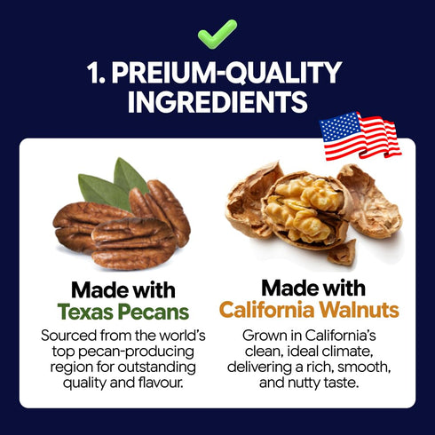 30g 5 Packs 5Pack) Glazed Walnuts x Healthy Protein Nut Snack Candied Walnut Caramelized Snack (Glazed Walnut