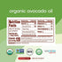 24 Oz Nutiva Organic Steam-Refined Avocado Oil - Perfect for Cooking, Frying, Baking, and Dressing - High-Heat Oil
