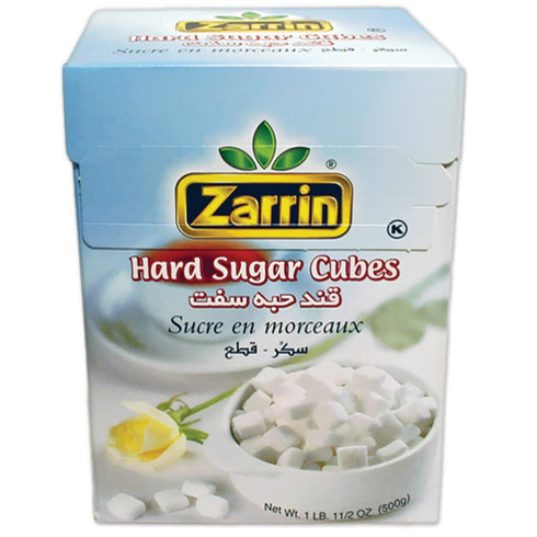 (2 PACK) 500G 17.6 Oz, Zarrin Hard Sugar Cubes - | (Slow Dissolving)