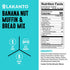 2g (12 Lakanto Sugar Free Banana Nut Muffin and Bread Mix - Sweetened with Monk Fruit Sweetener, Net Carbs, Gluten