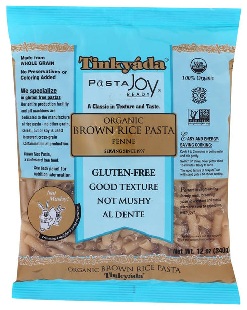 Tinkyada Pasta - Brown Rice Pasta Penne Organic - 12 oz (pack of