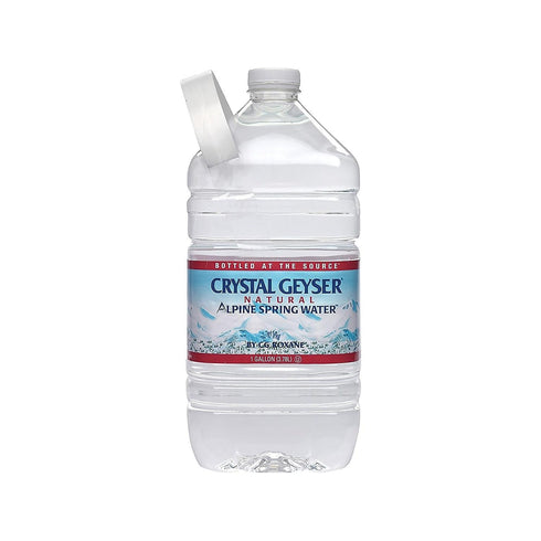 CRYSTAL GEYSER SINCE 1977, Natural Alpine Spring Water 128 Fluid Ounce 768