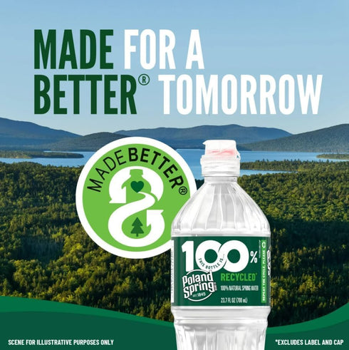 100% 16.9 oz. 14 Poland Spring Natural Mineral Drinking Water pk.