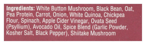Actual Veggies 8 , High Protein Mushroom Quinoa Veggie Burger, Ounce