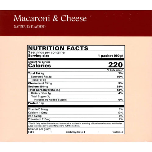 12g DPTG - Macaroni And Cheese Protein Pasta, Protein, Low Calorie Meal, Low Fat, Low Sugar, Aspartame Free, Ideal