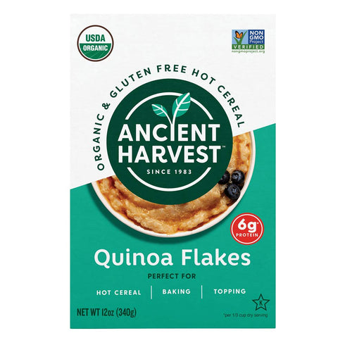 Ancient Harvest Organic Gluten-Free Quinoa Flakes, A Natural Substitution to Oatmeal or