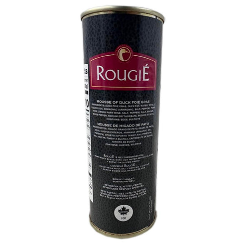Rougie 11.2000-Ounce France (Round Tin) Mousse Of Fully-cooked Liver Foie Gras, Cans