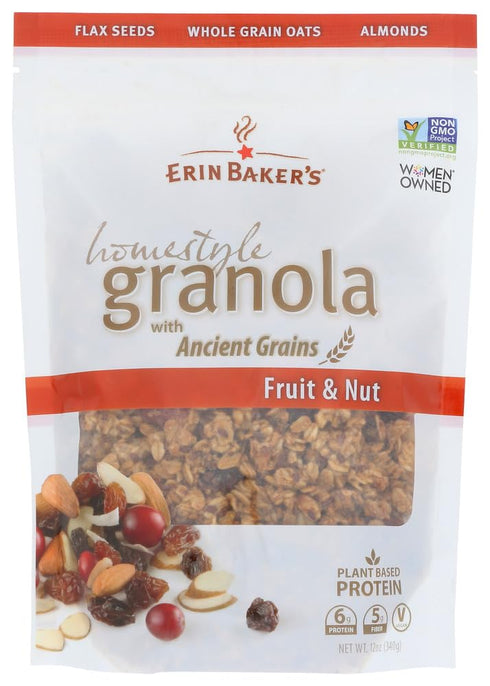 MISC Erin Baker's Homestyle Granola with Ancient Grains-Fruit & Nut-2 packs