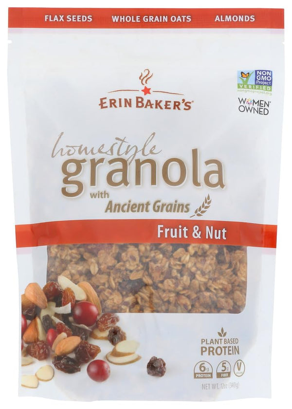 MISC Erin Baker's Homestyle Granola with Ancient Grains-Fruit & Nut-2 packs