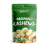 Food to Live Organic Dry Roasted Whole Cashews with Himalayan Salt, 1