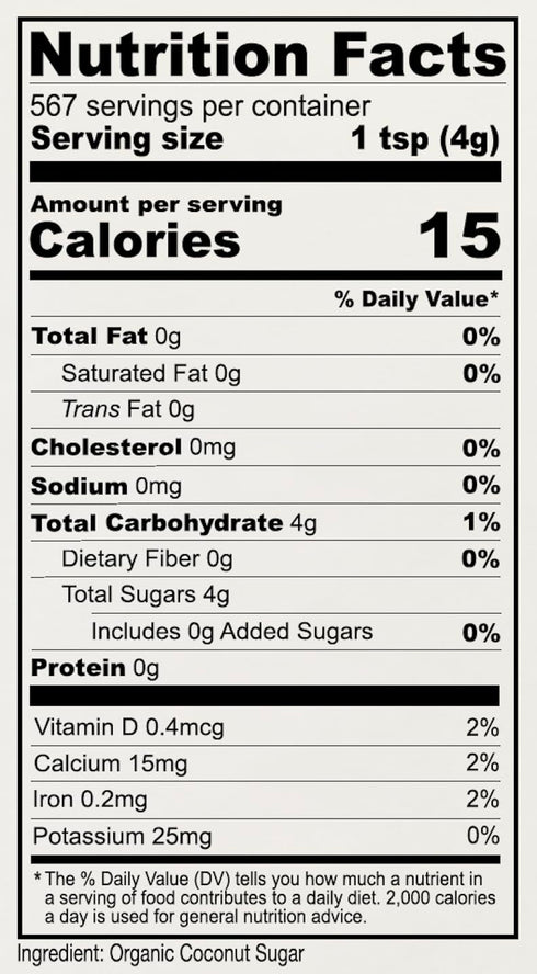 5lbs, Anthonys Organic Coconut Sugar Non-GMO and Gluten Free
