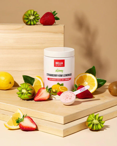 All-Natural Strawberry Kiwi Lemonade by Bella - Refreshing Beverage