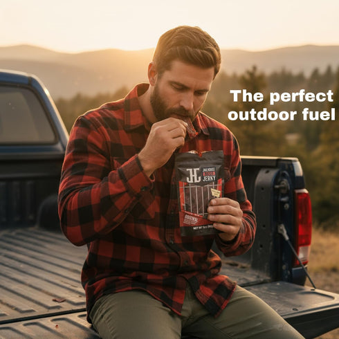 Pack JailHouse Beef Jerky Mix | High-Protein Snacks for adults, Gluten-Free Jerky Fuel for Active Lifestyles | Uncut