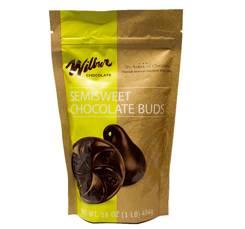 Wlbur Buds Wilbur Buds Dark Semi Sweet Chocolate 16 oz. (1 lb.) #19032-2