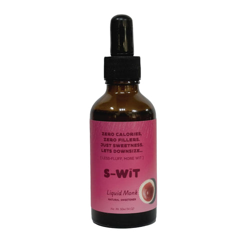 S-wit - Liquid Monk Fruit Sweetener, Natural Sugar Substitute, Zero Calories, Keto-Friendly,