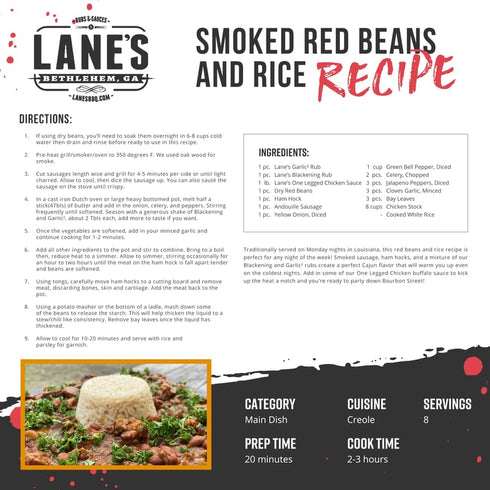 Lane's Blackened Seasoning Spice - All-Natural Blackened Fish Seasoning for Pork, Beef & Seafood, 4.6 Oz