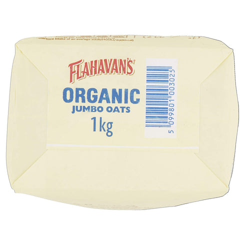 1kg Flahavan's Organic Jumbo Oats