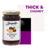 10.5 Damson Plum Jam, Ounce Jar