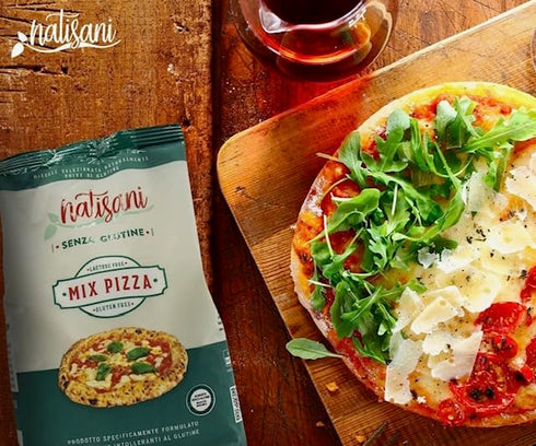 Natisani 1kg 2.2lb - Gluten Free Flour, Pizza Mix, |