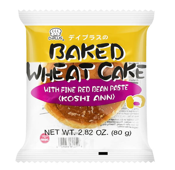 Generic Japanese Wheat Bread Cake, Fine Red Bean Paste, 2.82 Ounce each (Pack