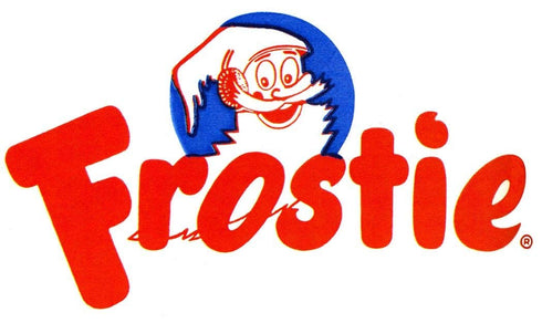 12 12) Frostie Soda ounce Glass Bottles (Root Beer