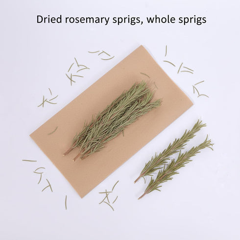 DYBOEDYO 3.53oz(100g), 50~70 Dried Whole Rosemary Sprigs, Rosemary Fresh Sprigs, Grade Dried Rosemary Sprigs for Baking
