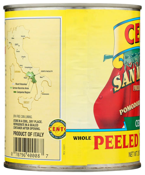 Cento 3 28 oz San Marzano Peeled Tomatoes - Certified San Marzano Italian Plum Tomatoes Highest Quality Gluten free