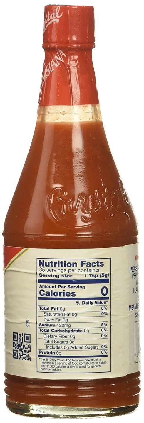 3 Pack Crystal Louisiana's Pure Extra Hot Sauce