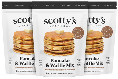 Scotty's Everyday - Keto Pancake and Waffle Mix - 1g Net carbs,